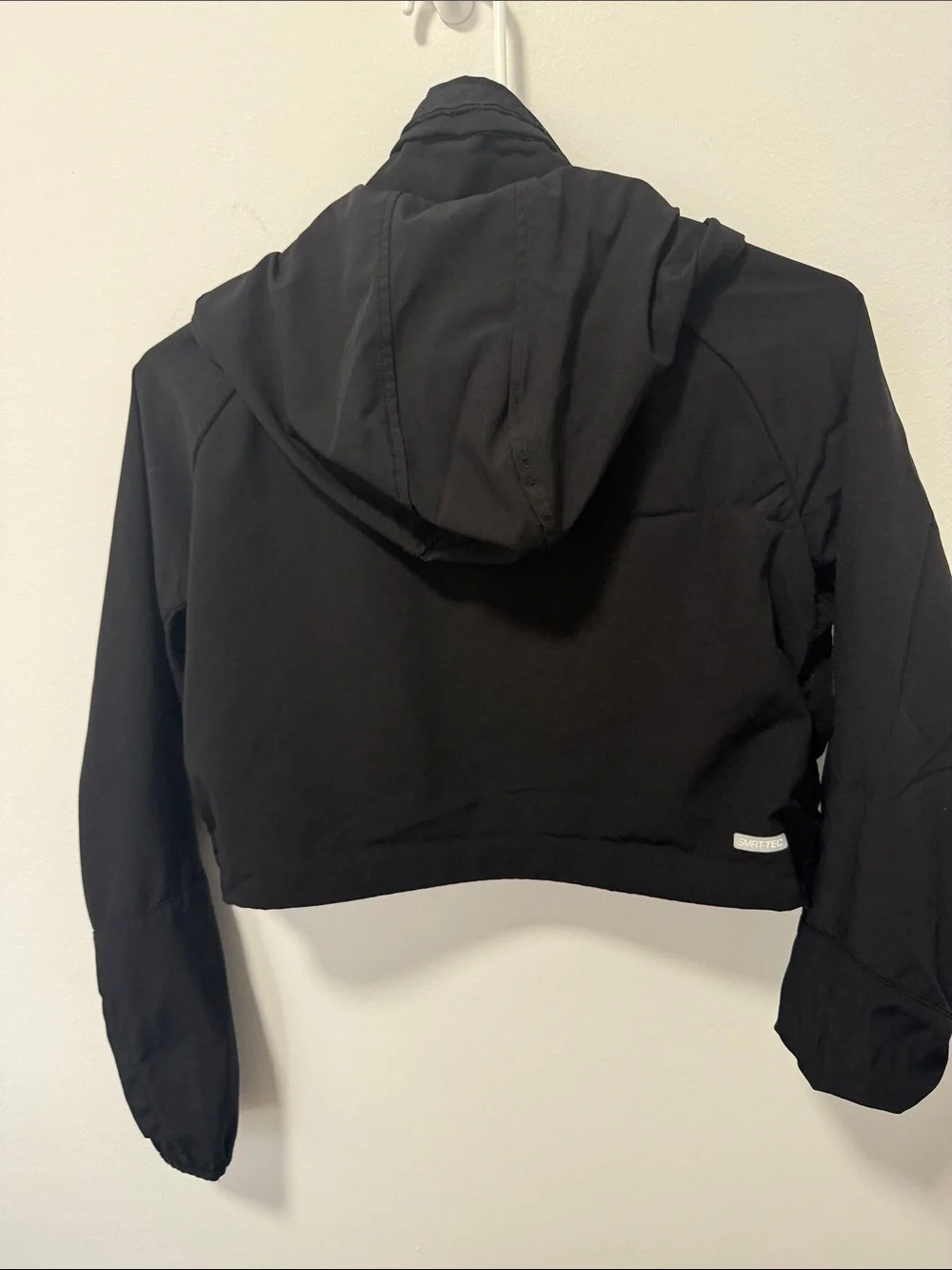 BOXRAW Women's Black Hooded Zip Jacket